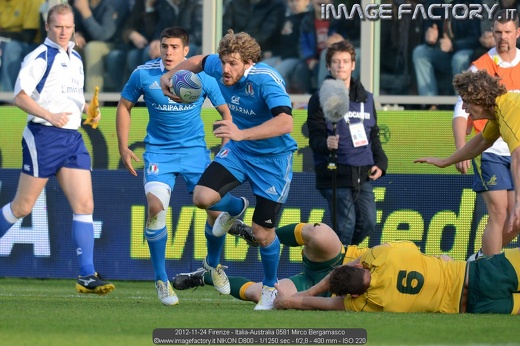 2012-11-24 Firenze - Italia-Australia 0581 Mirco Bergamasco